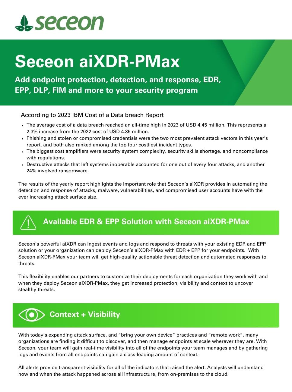 Seceon aiXDR-PMax